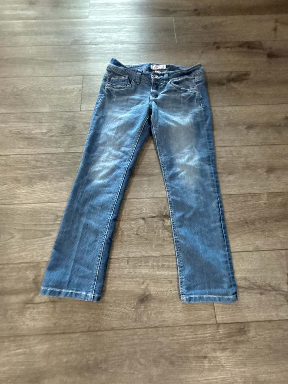 Candie's Embroidered Back Pocket Straight Leg Jeans Size 5